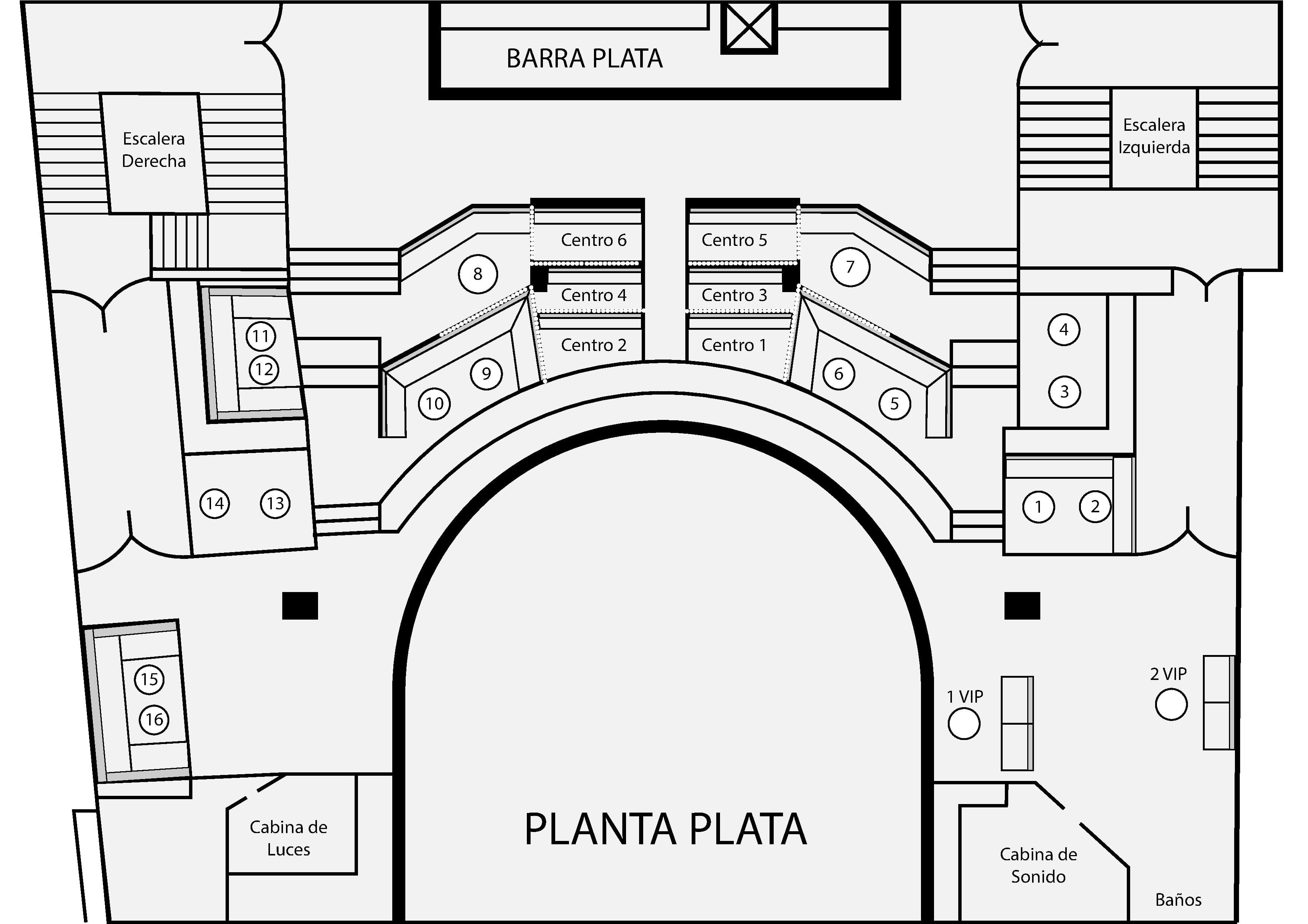VIP tables Joy Eslava